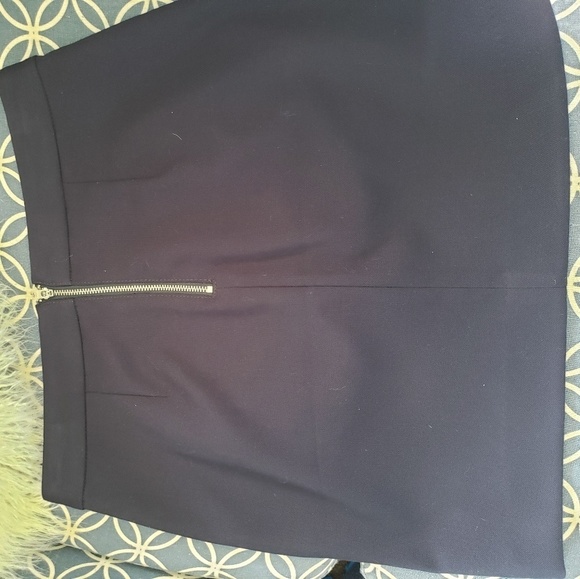 💋Gap navy blue zipper skirt - Picture 2 of 6
